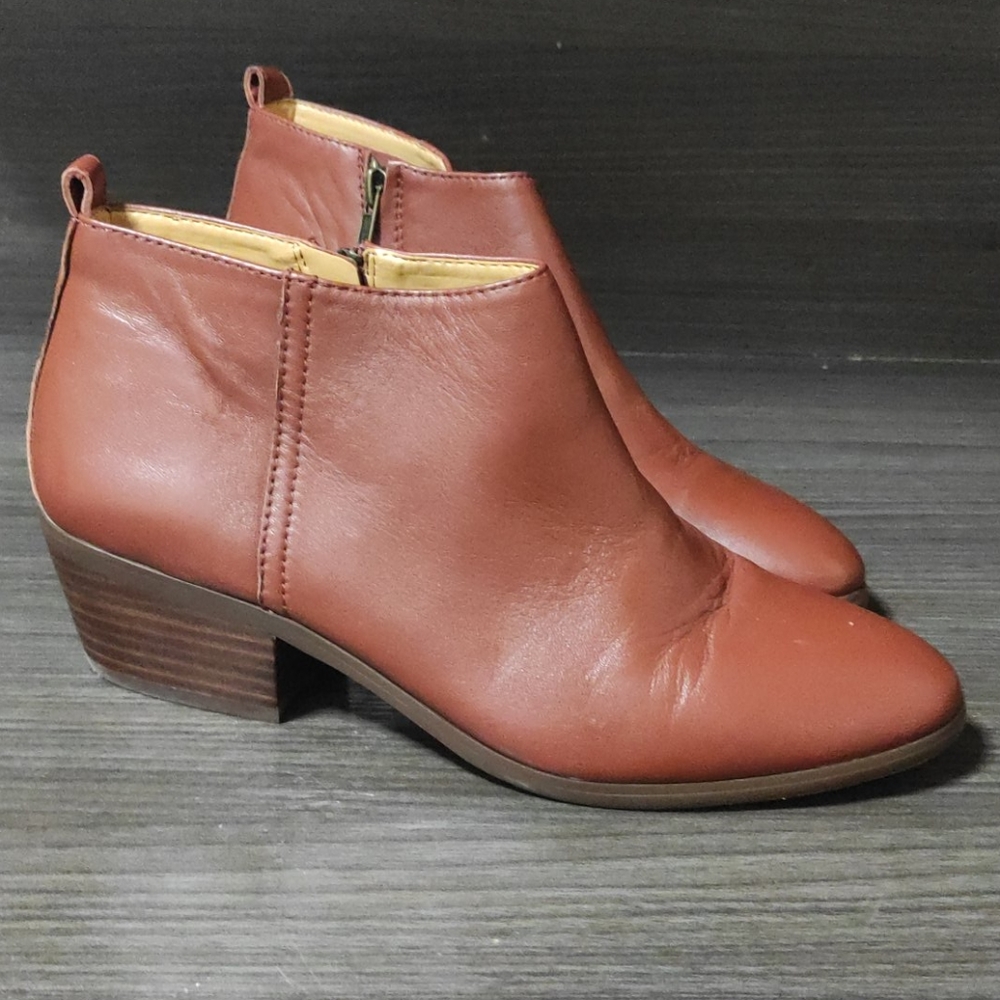 J. Crew Ankle Boot leather 9 1/2